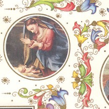 Italian Renaissance Nativity Christmas Paper ~ Kartos Italy